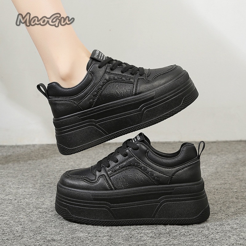 Platform Sneakers Chunky - Tênis Branco Feminino com Plataforma Aumentadora