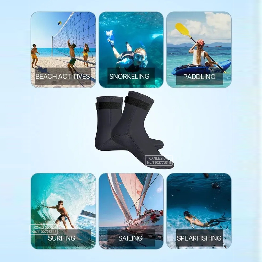 5mm neoprene meias de mergulho - Women'S Shoes For Neuropathy avaliação e preço