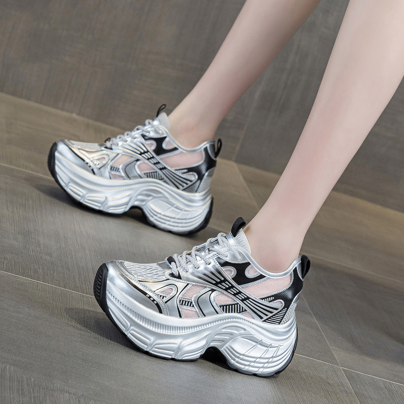 Tênis Plataforma Feminino com  - Platform Sneakers Chunky avaliação e preço