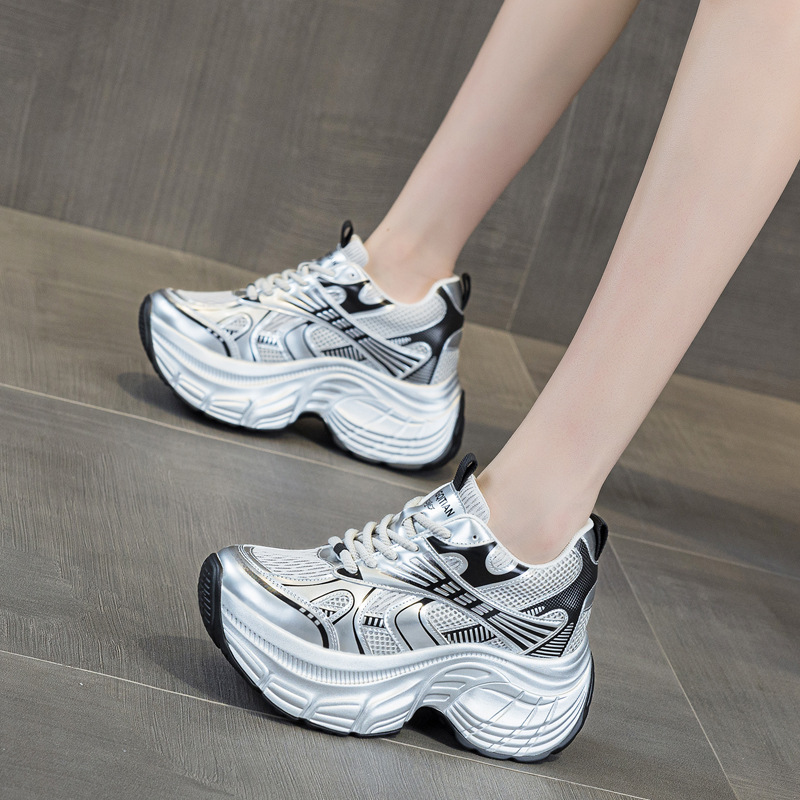 Tênis Plataforma Feminino com  - Platform Sneakers Chunky avaliação e preço