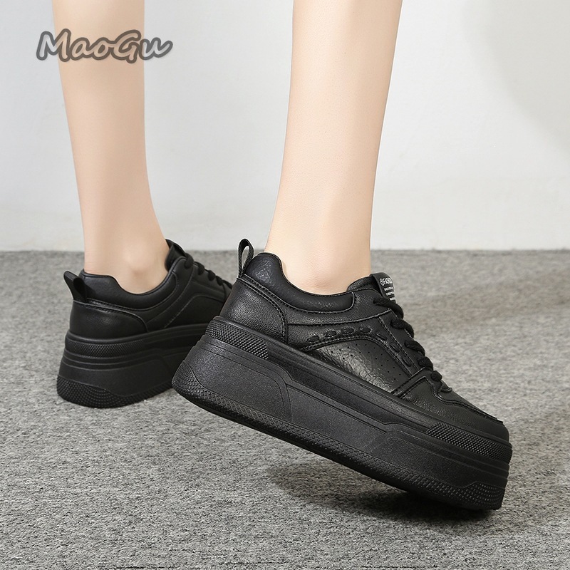 Tênis Branco Feminino com Plat - Platform Sneakers Chunky avaliação e preço