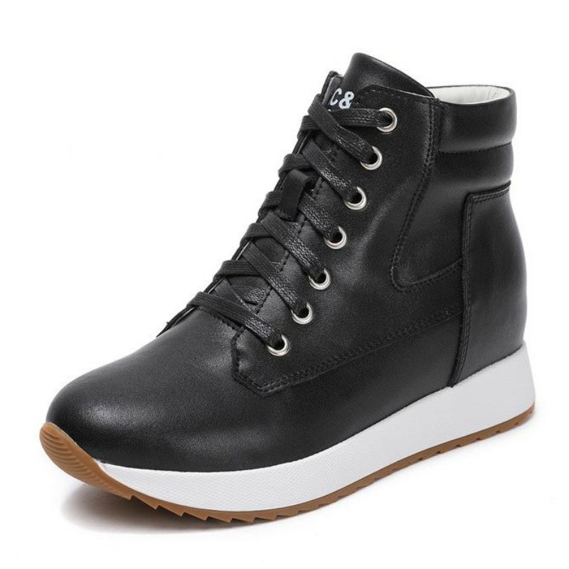 7cm couro genuíno mulheres tor - Platform Sneakers Chunky avaliação e preço