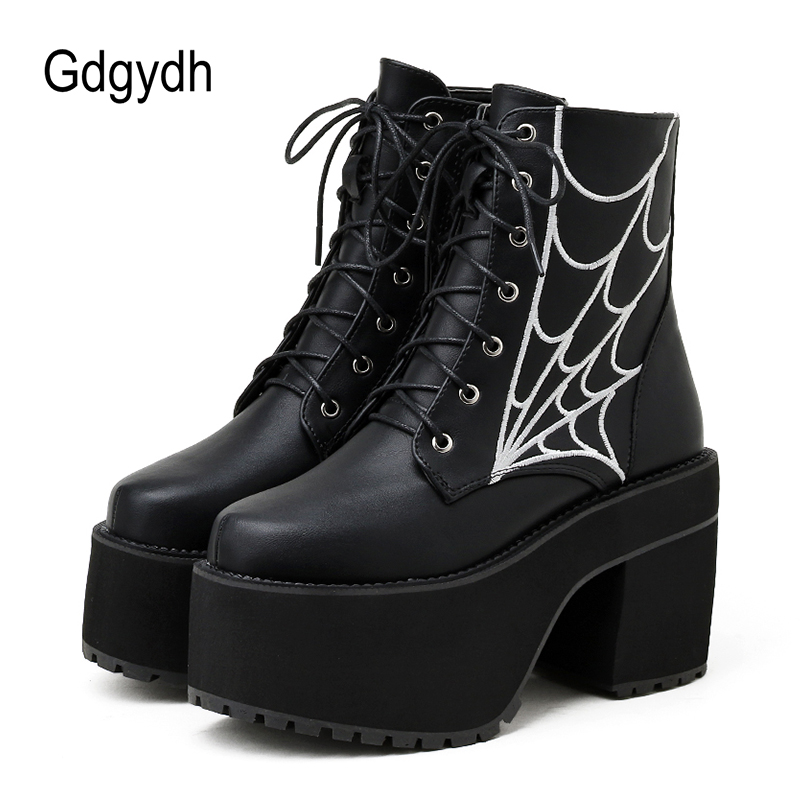 Gdgydh-botas góticas para mulh - Women'S Shoes In The 90S avaliação e preço