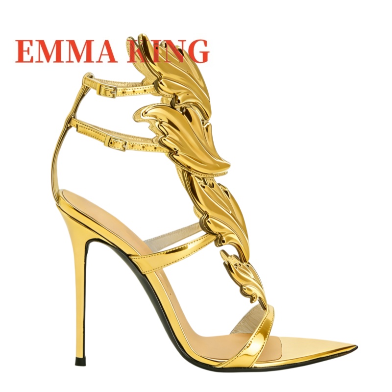 Sandálias Femininas Metálicas  - Metallic Heel Sandal avaliação e preço