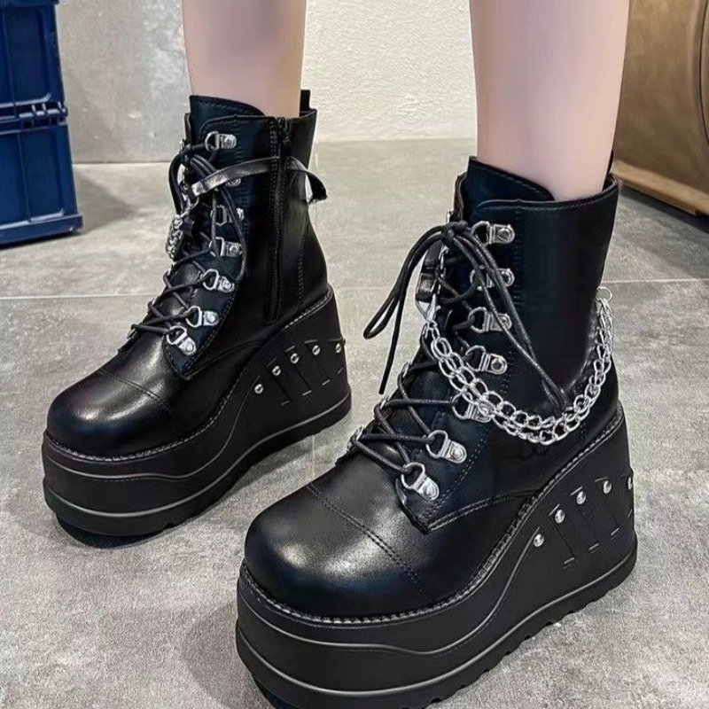 Botas Femininas de Cano Médio  - Women Shoes Ksa avaliação e preço