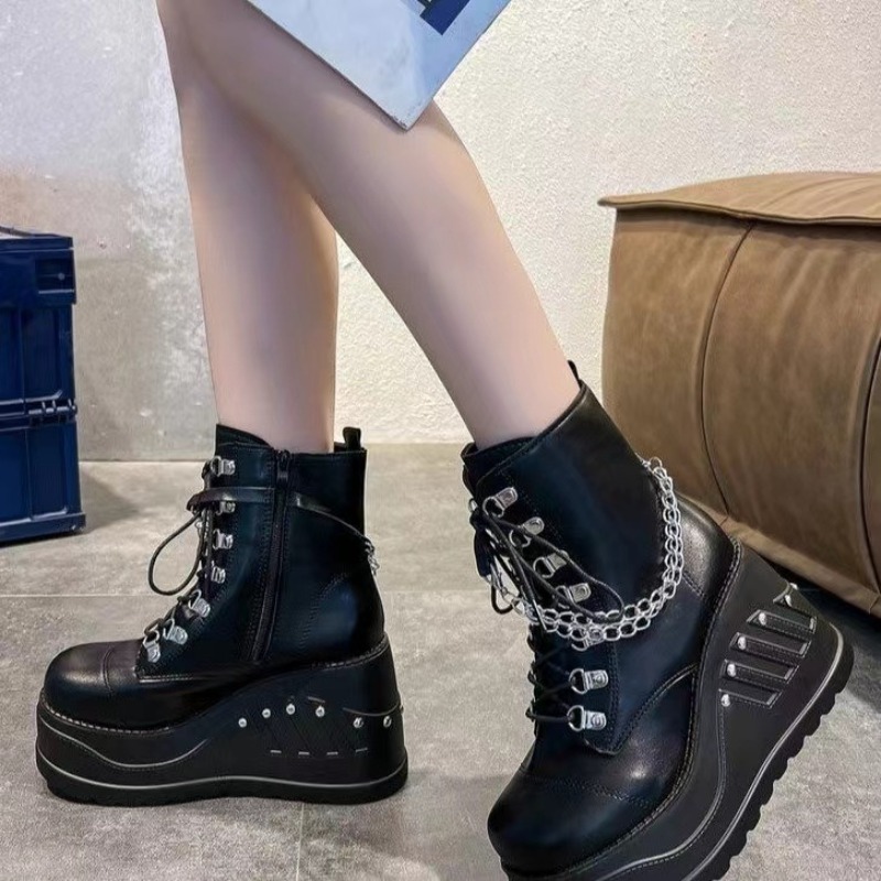 Botas Femininas de Cano Médio  - Women Shoes Ksa avaliação e preço